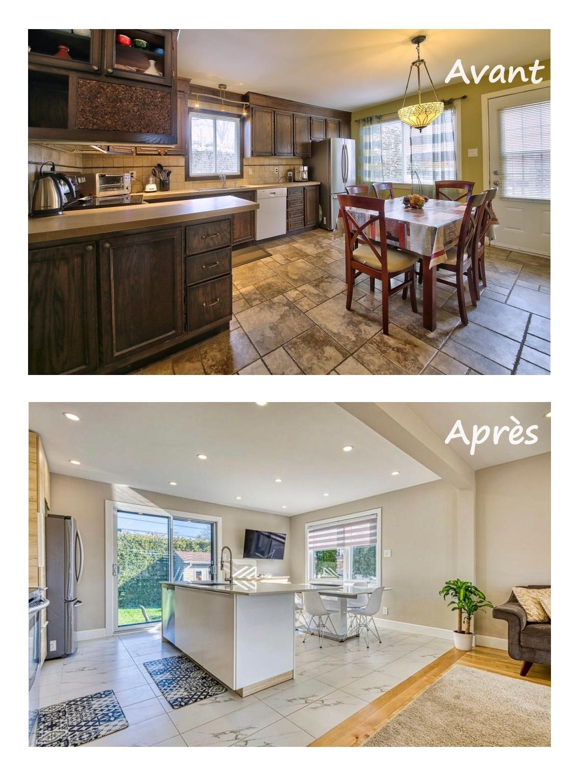 Open space kitchen remodelling